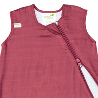 Cotton muslin sleep sack - Raspberry (0.7 tog)