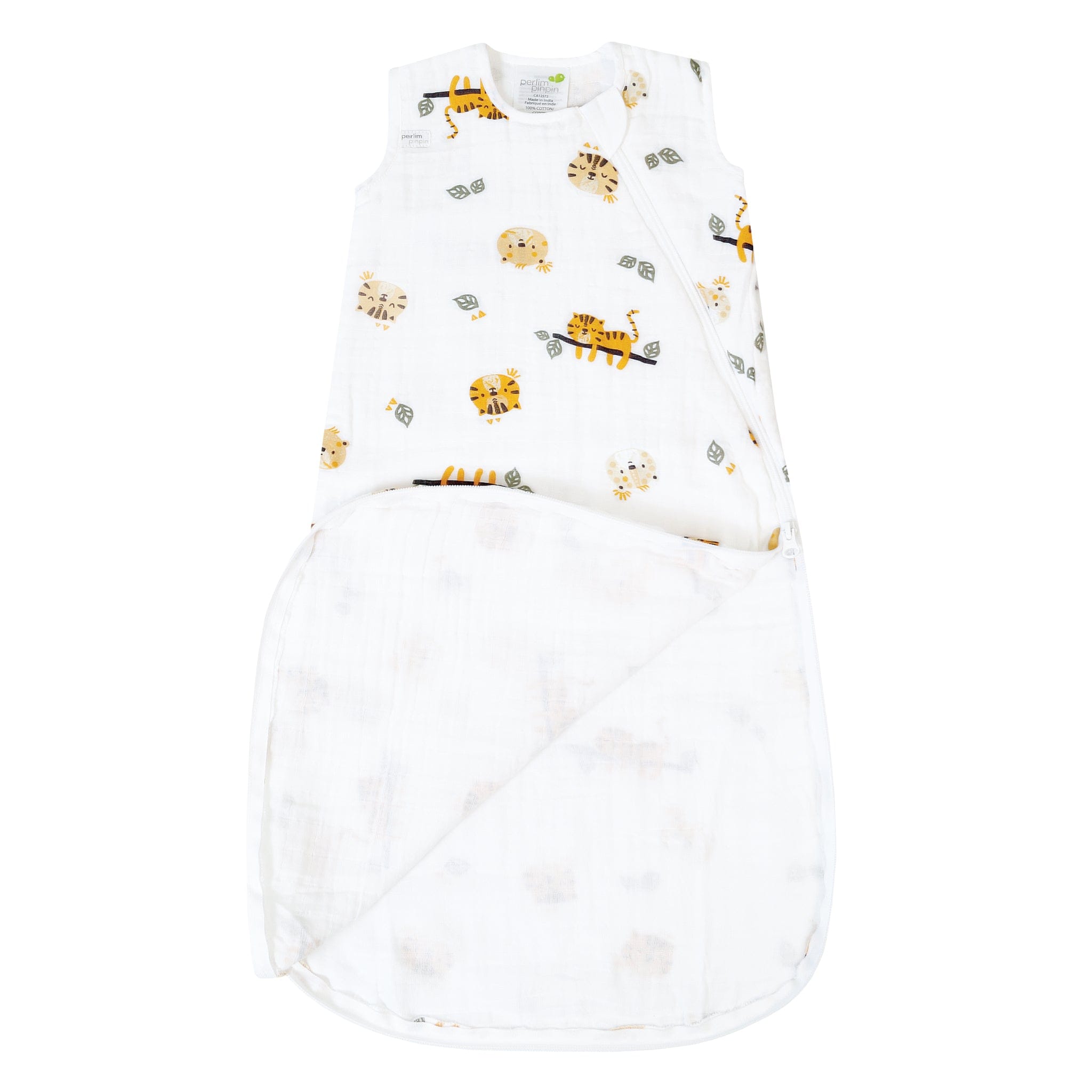 Cotton muslin sleep sack - Jungle (0.7 tog)