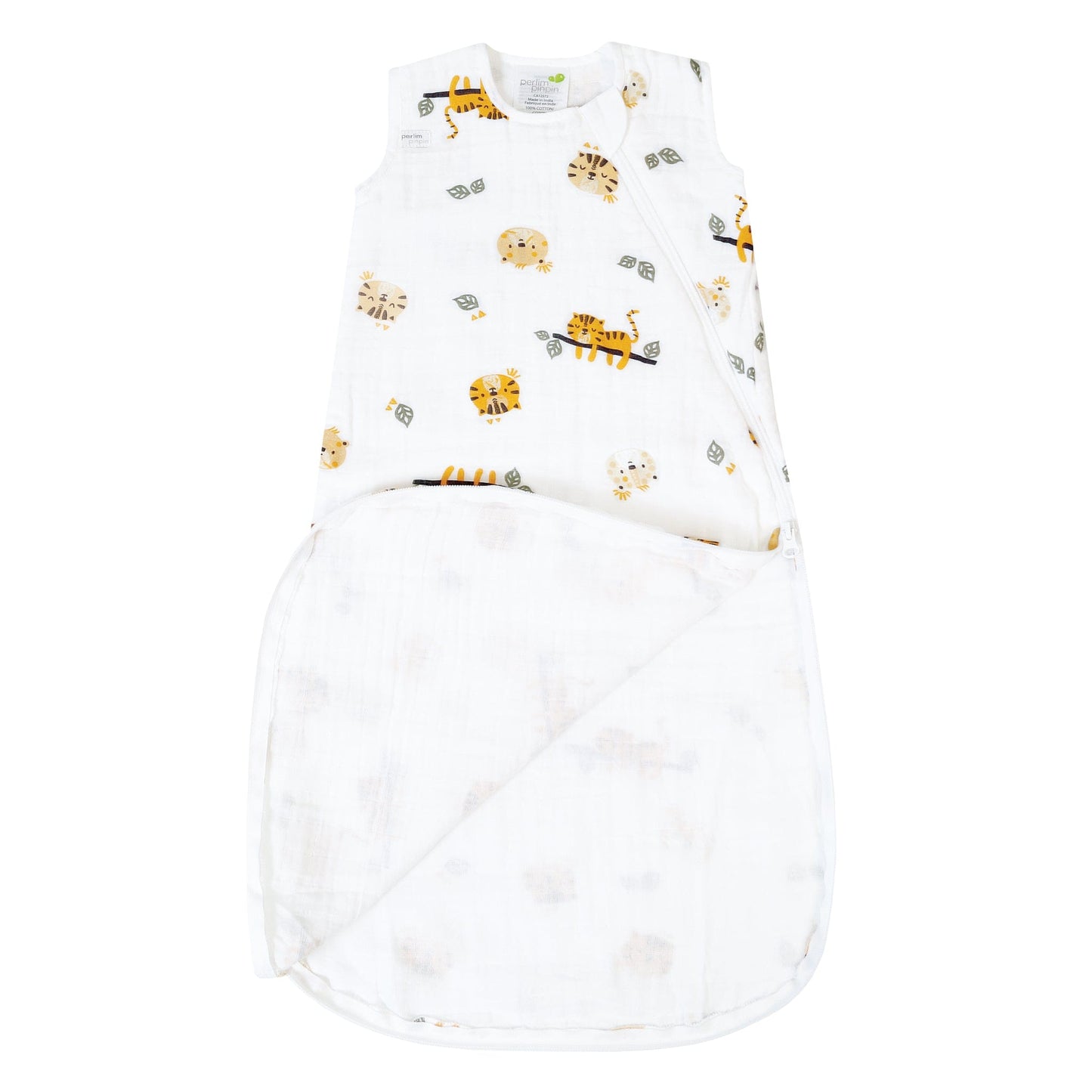 Cotton muslin sleep sack - Jungle (0.7 tog)