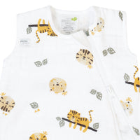 Cotton muslin sleep sack - Jungle (0.7 tog)