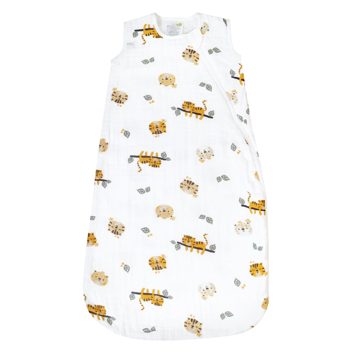 Cotton muslin sleep sack - Jungle (0.7 tog)