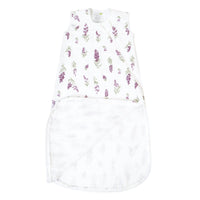 Cotton muslin sleep sack - Lavender (0.7 tog)