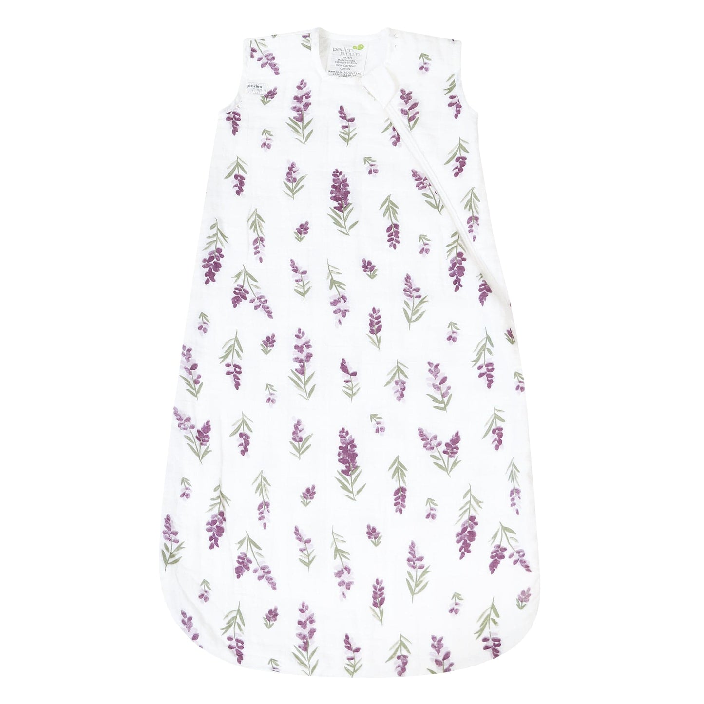 Cotton muslin sleep sack - Lavender (0.7 tog)