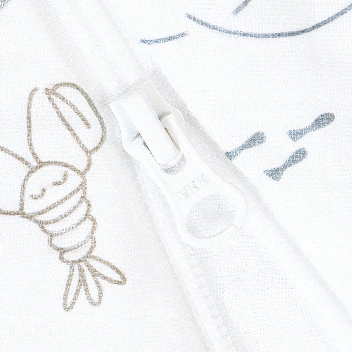 Cotton muslin sleep sack - Sea (0.7 tog)