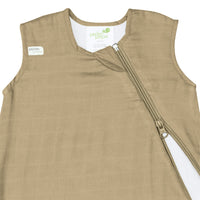 Cotton muslin sleep sack - Sand (0.7 tog)