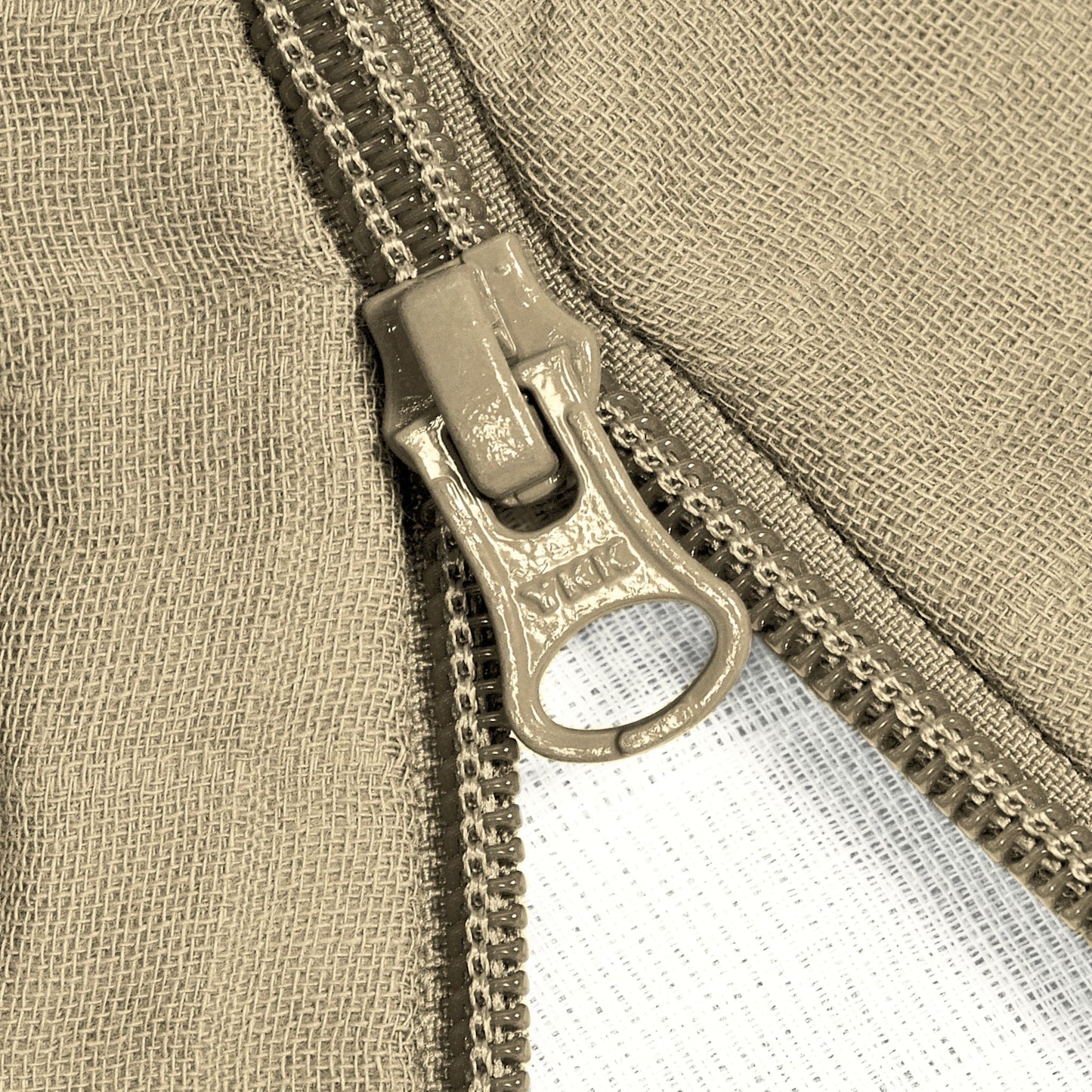 Cotton muslin sleep sack - Sand (0.7 tog)