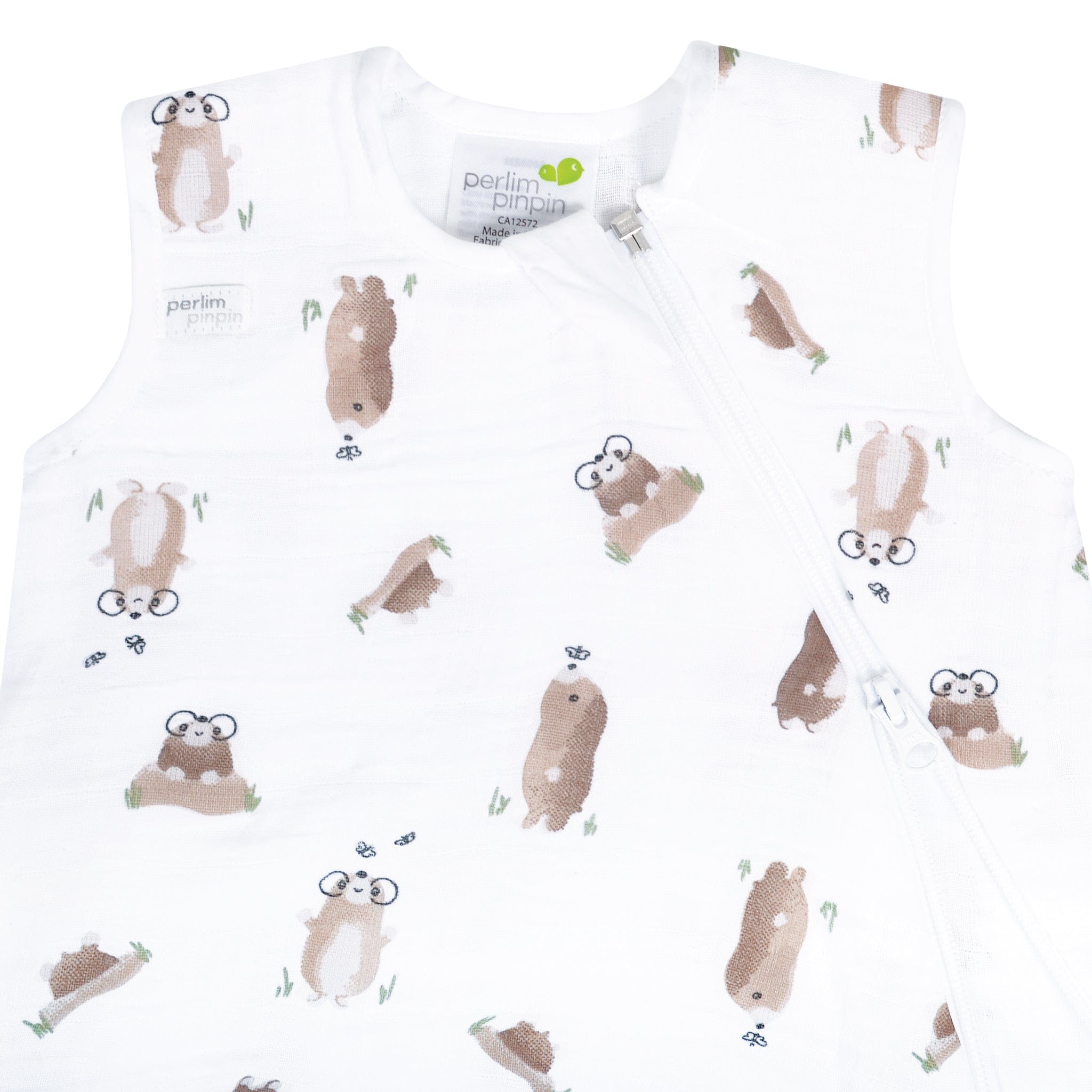 Cotton muslin sleep sack - Moles (0.7 tog)