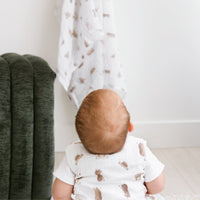 Cotton muslin sleep sack - Moles (0.7 tog)