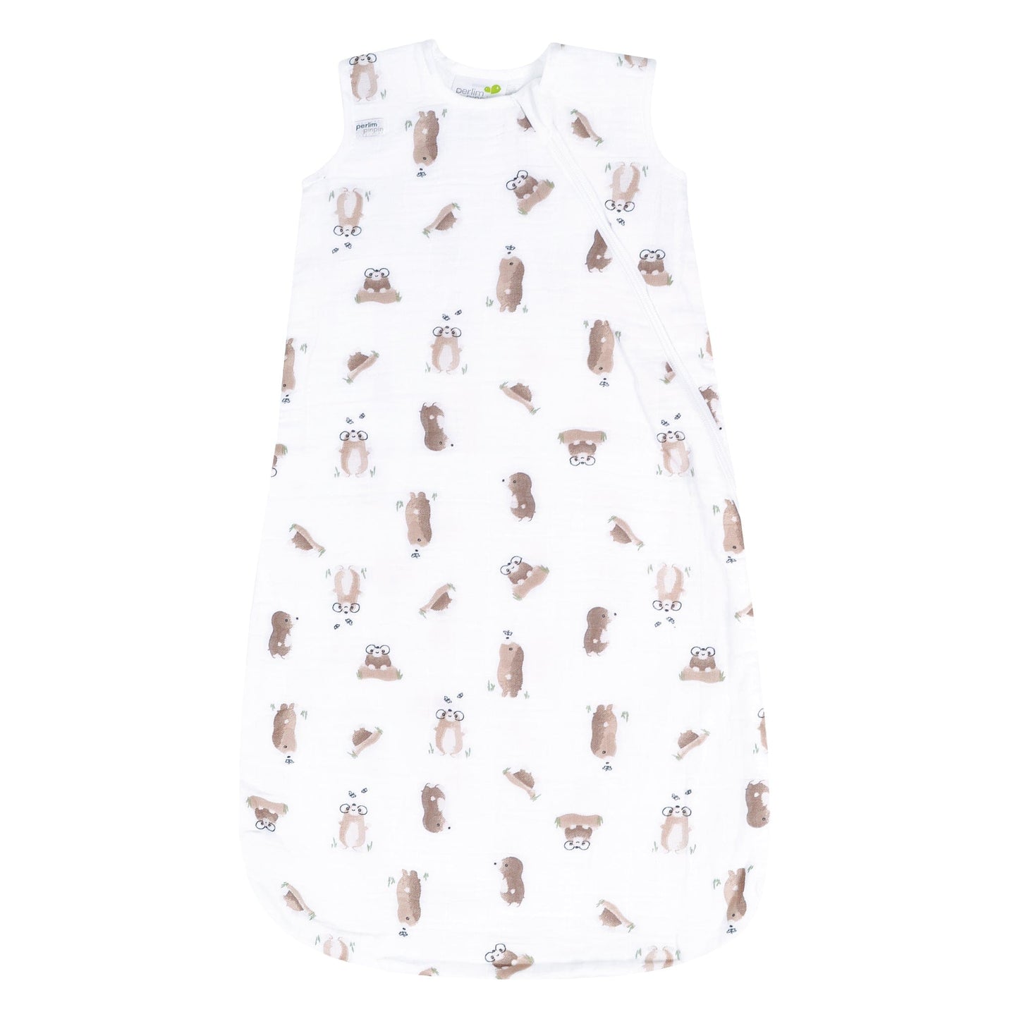 Cotton muslin sleep sack - Moles (0.7 tog)
