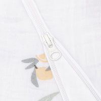 Cotton muslin sleep sack - Lemons (0.7 tog)