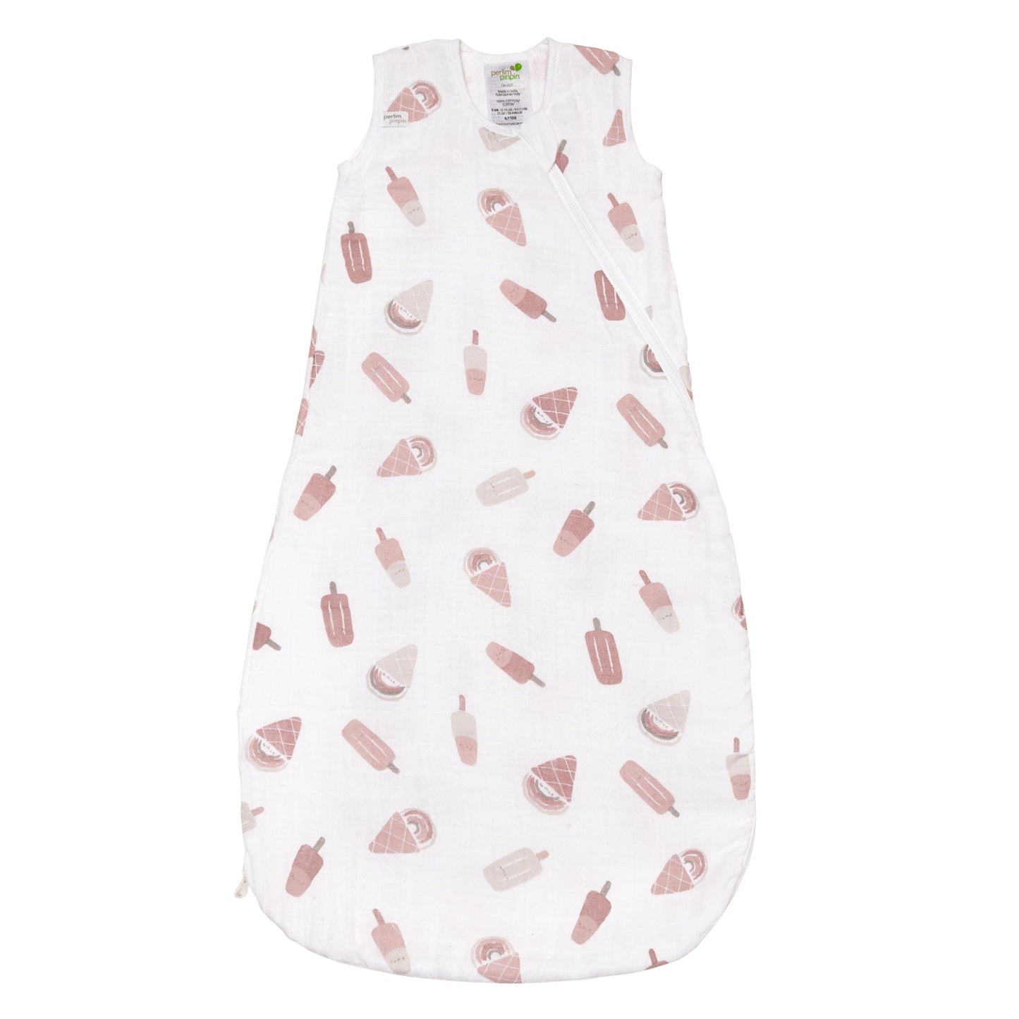 Cotton muslin sleep sack - Ice Cream (0.7 tog)