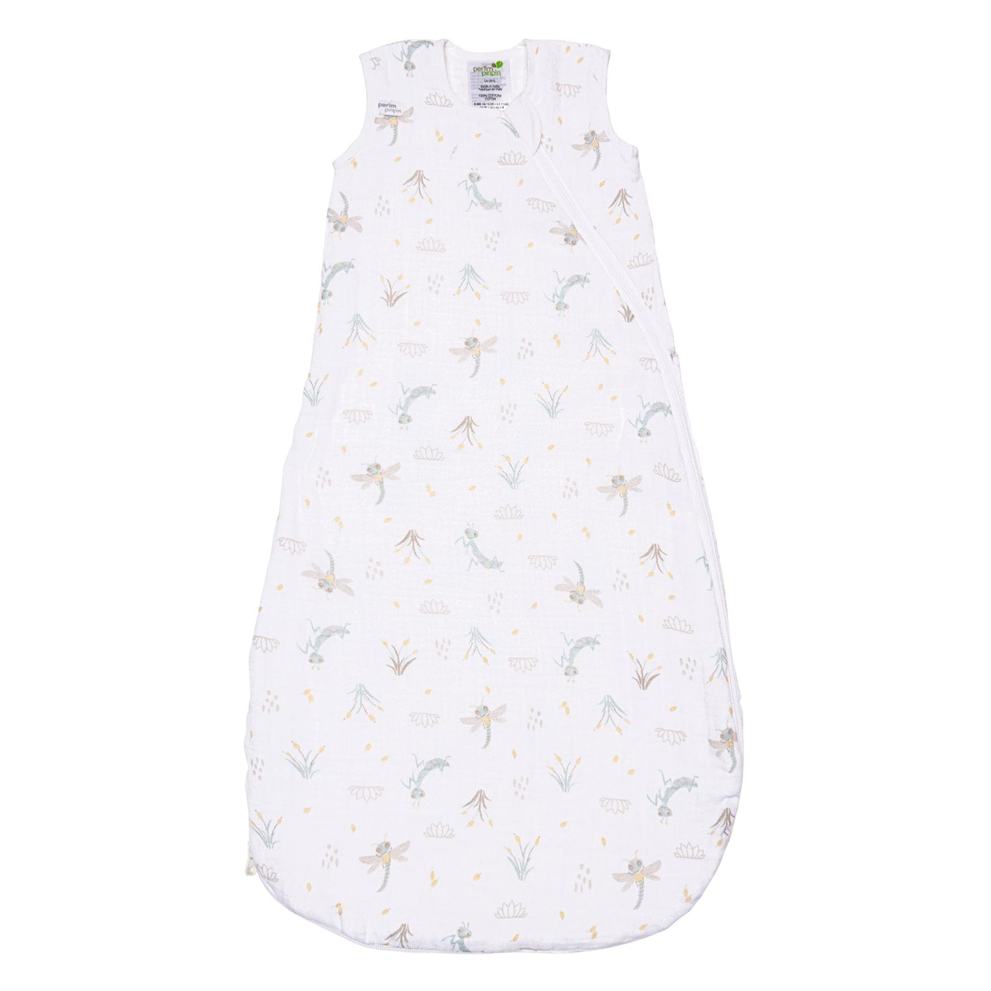 Cotton muslin sleep sack - Insects (0.7 tog)