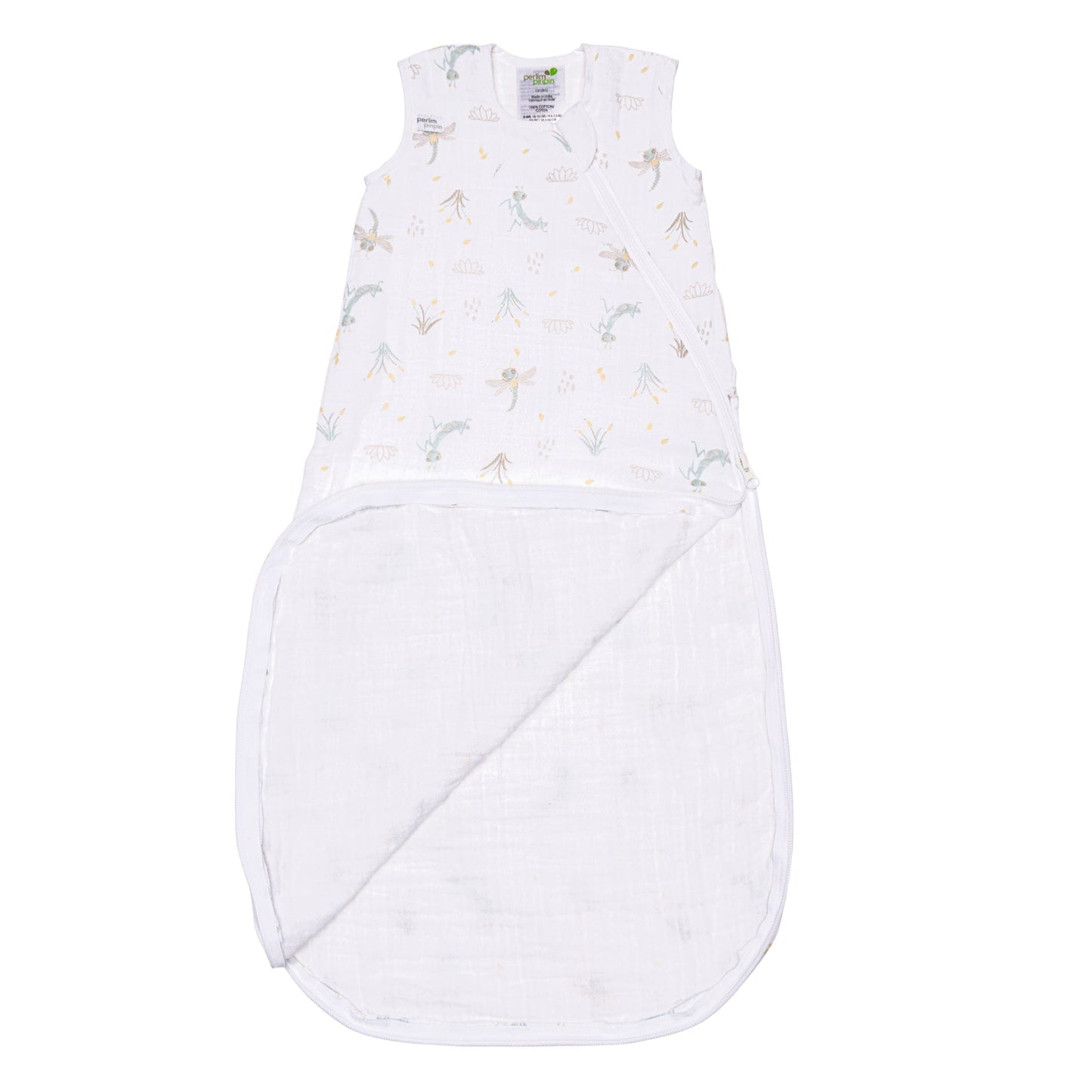 Cotton muslin sleep sack - Insects (0.7 tog)