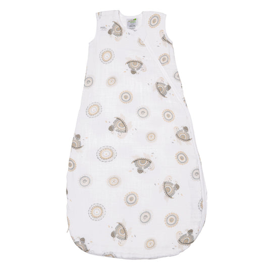 Sac de nuit mousseline de coton - Tortues (0.7 tog)