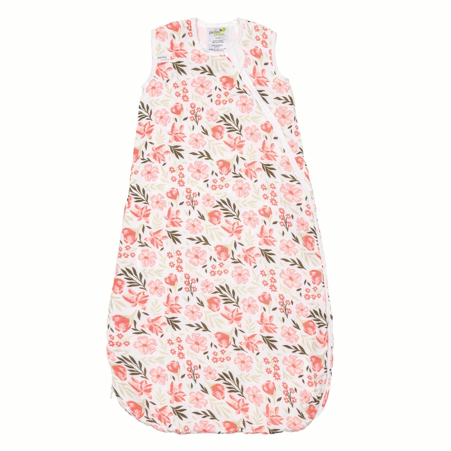 Cotton muslin sleep sack - Flowers by Rachel Lyon (0.7 tog)