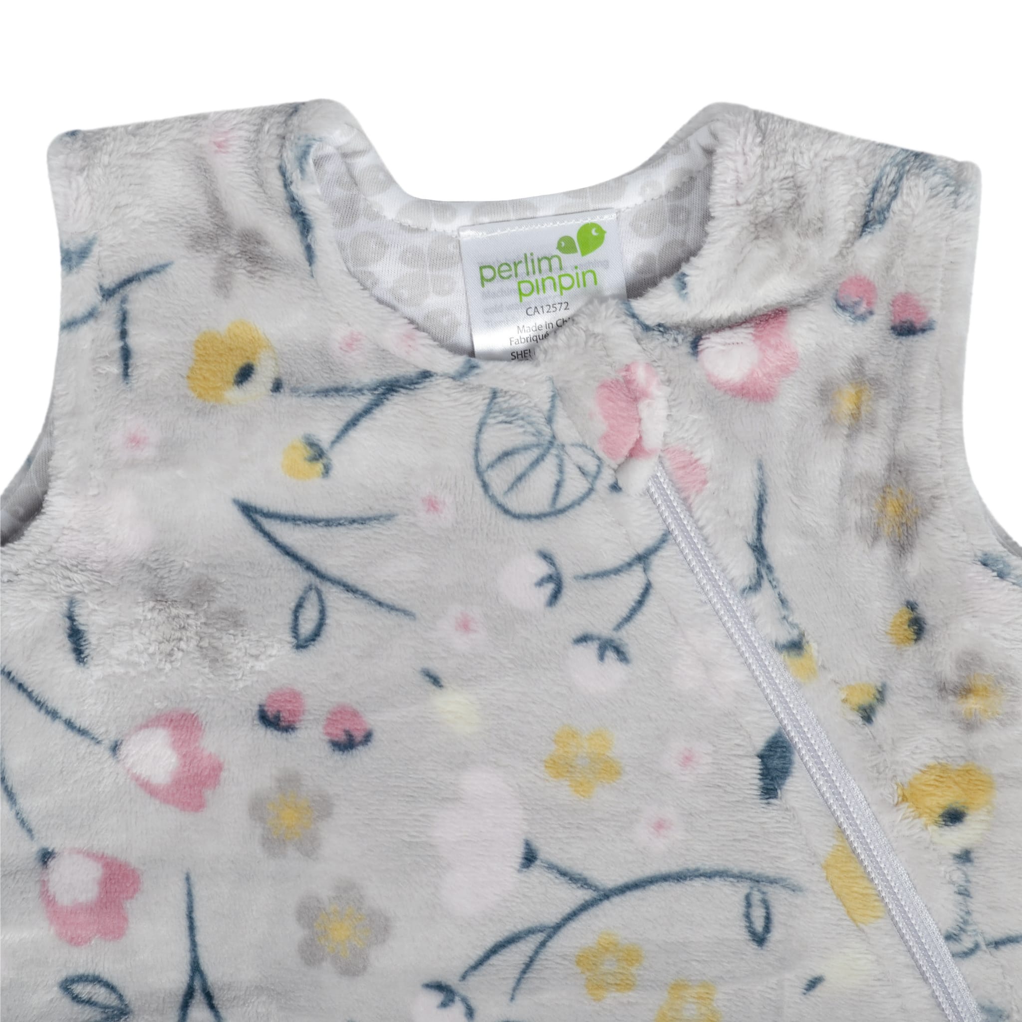 Sac de nuit en peluche - Floral (1.5 Togs)