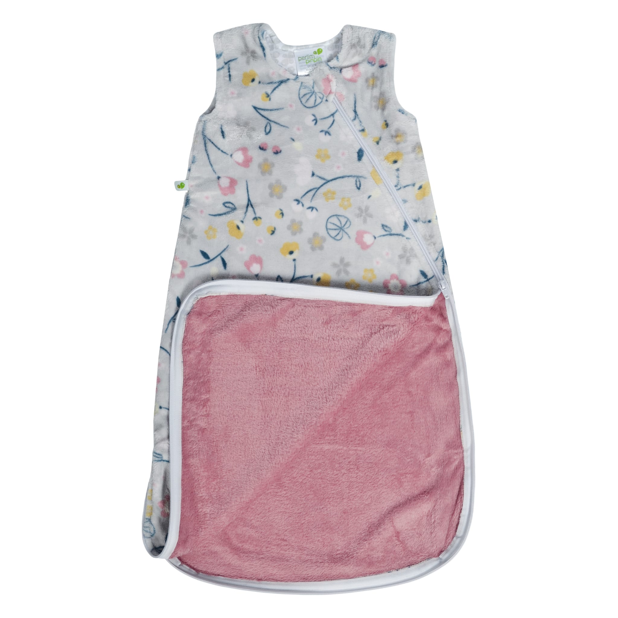 Sac de nuit en peluche - Floral (1.5 Togs)