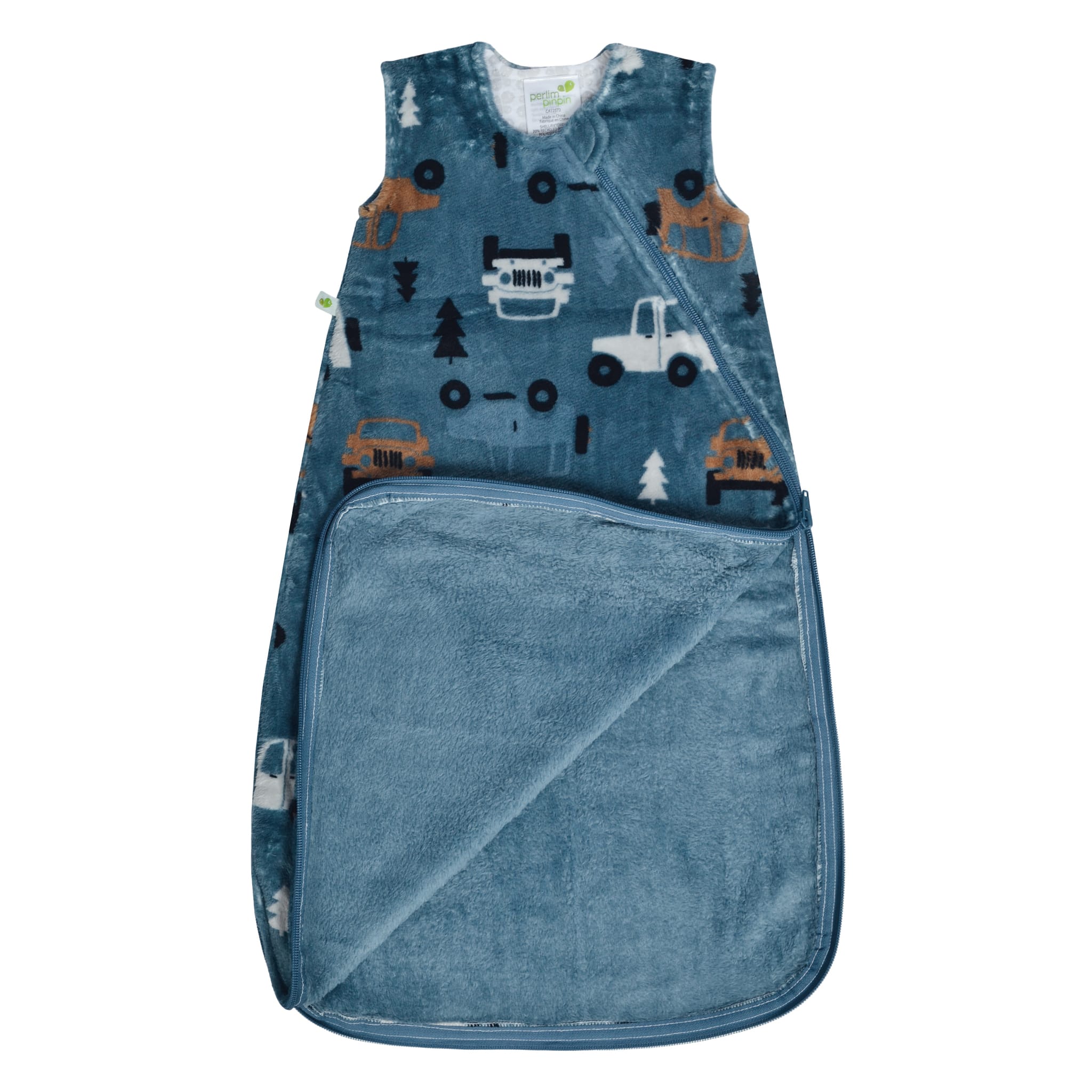 Sac de nuit en peluche - Trucks (1.5 Togs)
