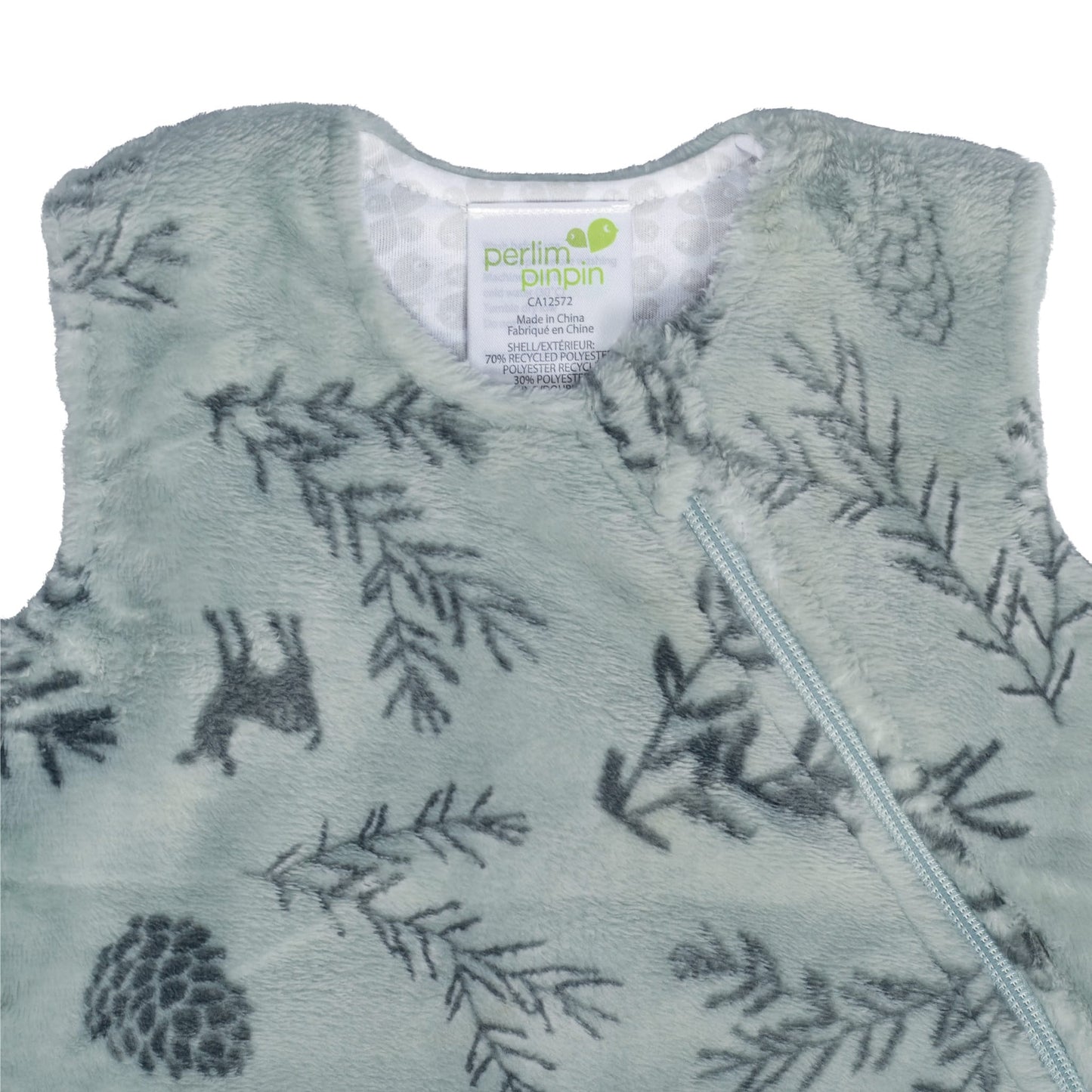 Plush sleep sack - Green Forest (1.5 togs)