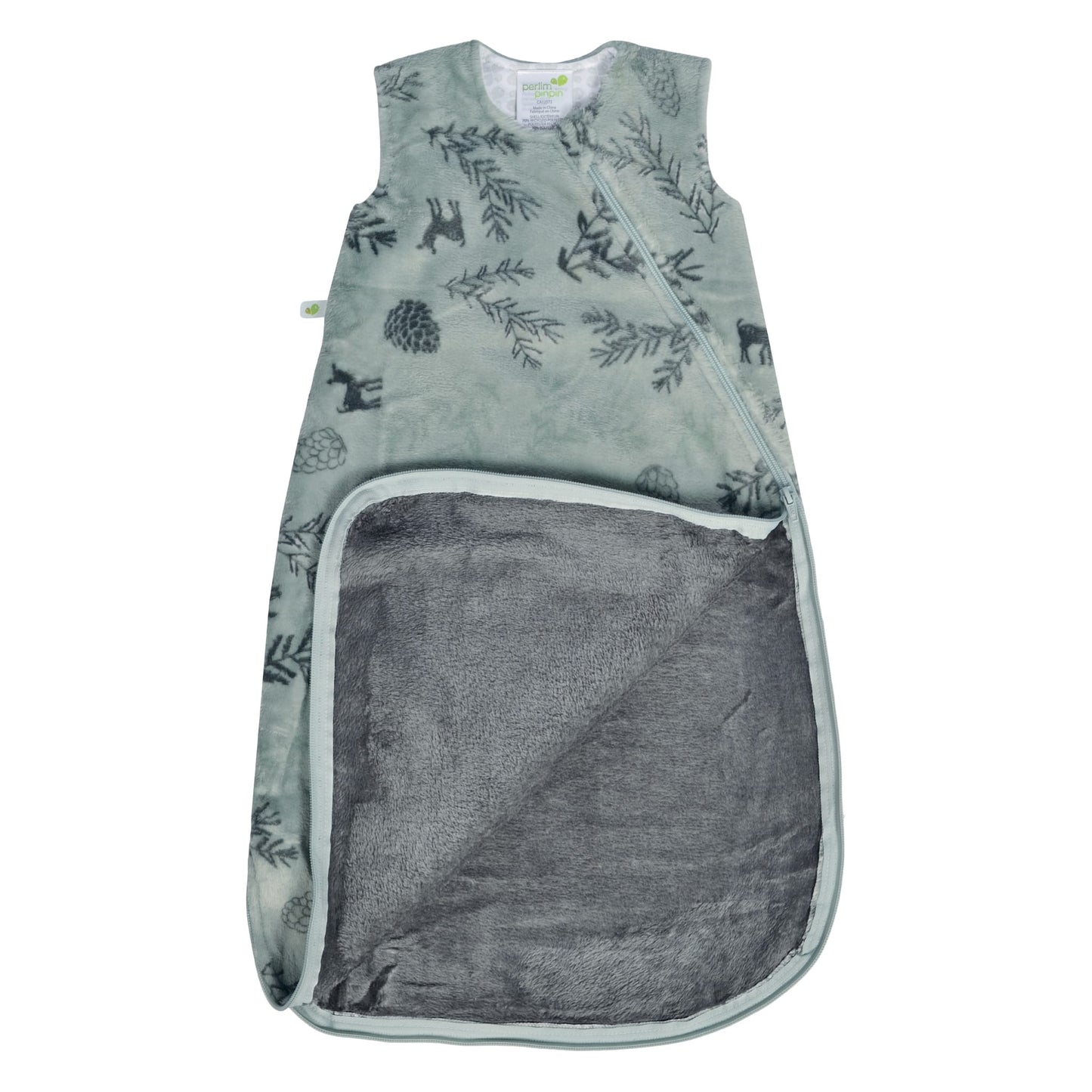 Plush sleep sack - Green Forest (1.5 togs)