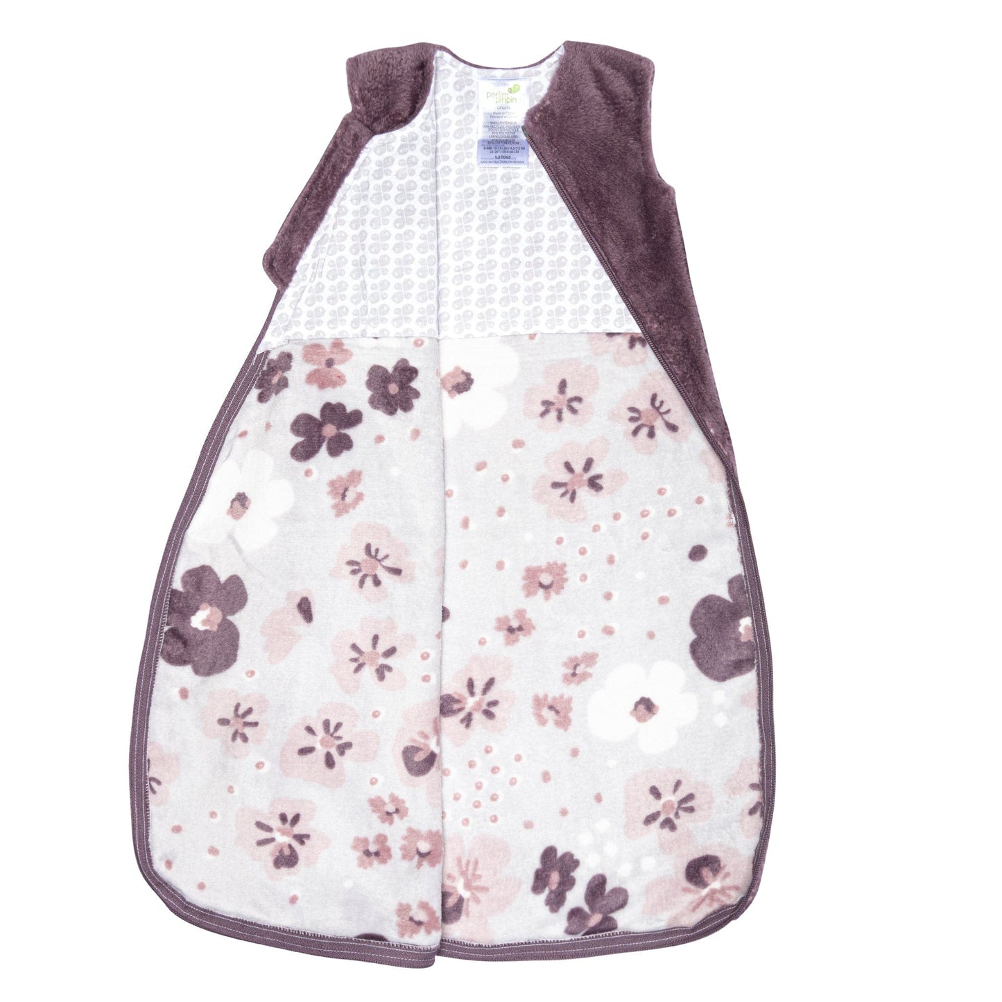 Sac de nuit en peluche - Raisin uni (1.5 Togs)