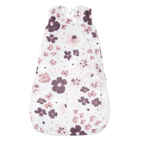 Plush sleep sack - Pansies (1.5 togs)