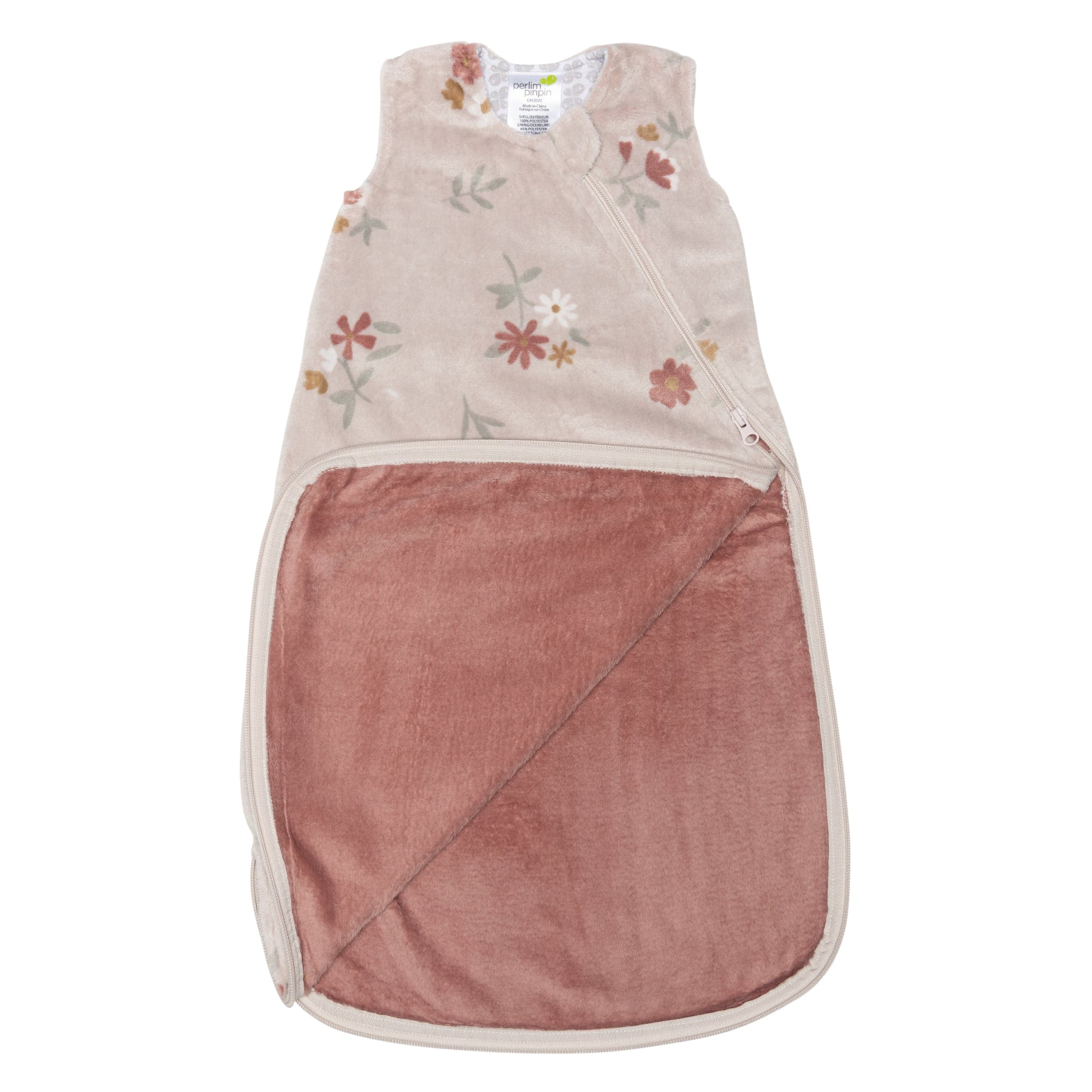 Plush sleep sack - Floral (1.5 togs)