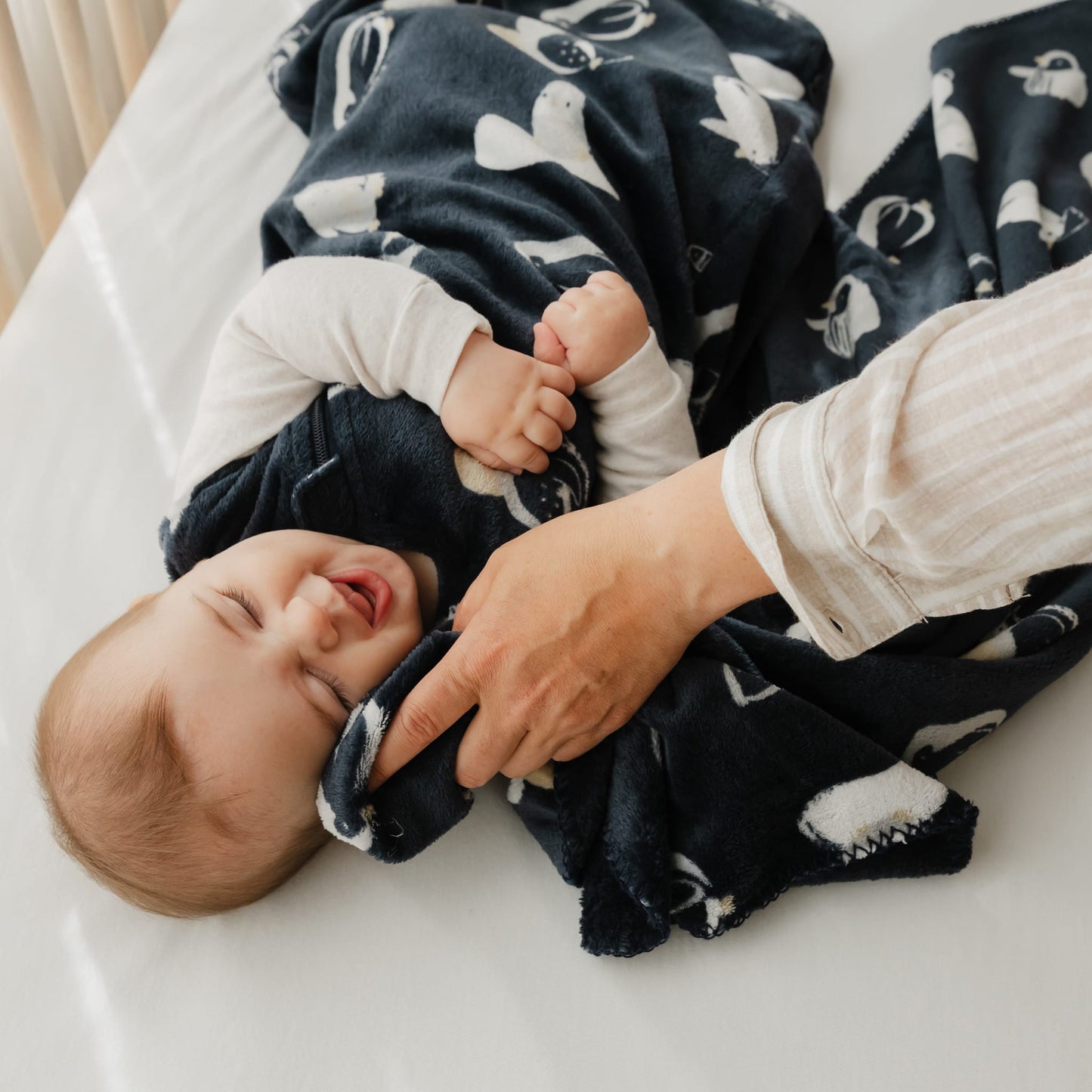 Plush sleep sack - Penguins (1.5 togs)