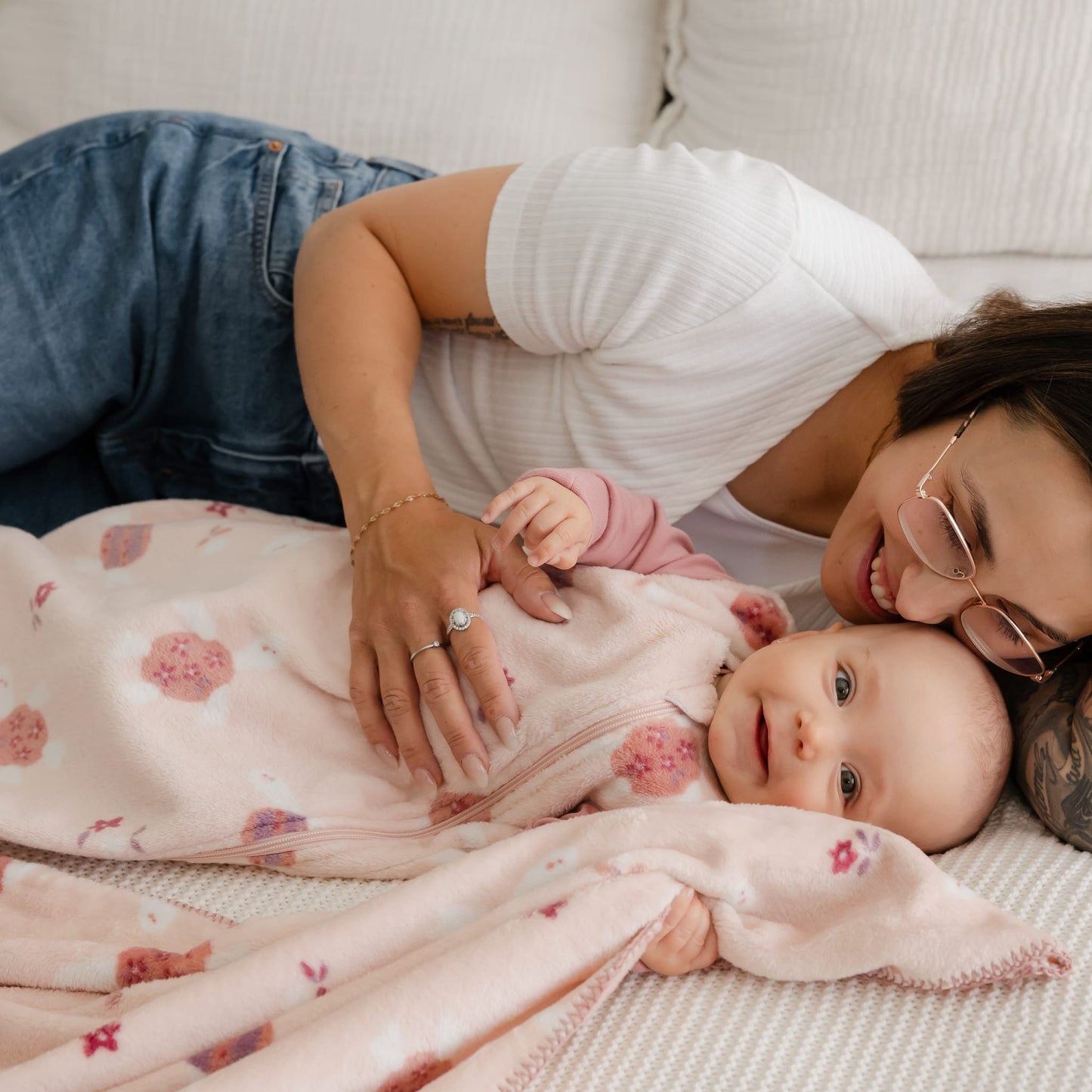 Sac de nuit en peluche - Tortues (1.5 togs)