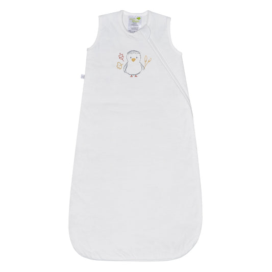 Quilted cotton sleep sack - Ivory Duck (1.0 tog)
