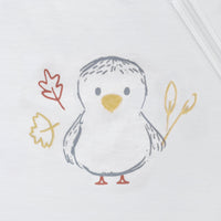 Quilted cotton sleep sack - Ivory Duck (1.0 tog)