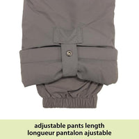 One piece toddler snowsuit - Taupe, Beige & Black