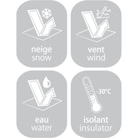 Housse élastiquée pour siège d'auto Hiver - Cerise