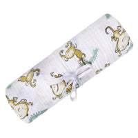 Cotton muslin swaddle - Monkeys | Partnership