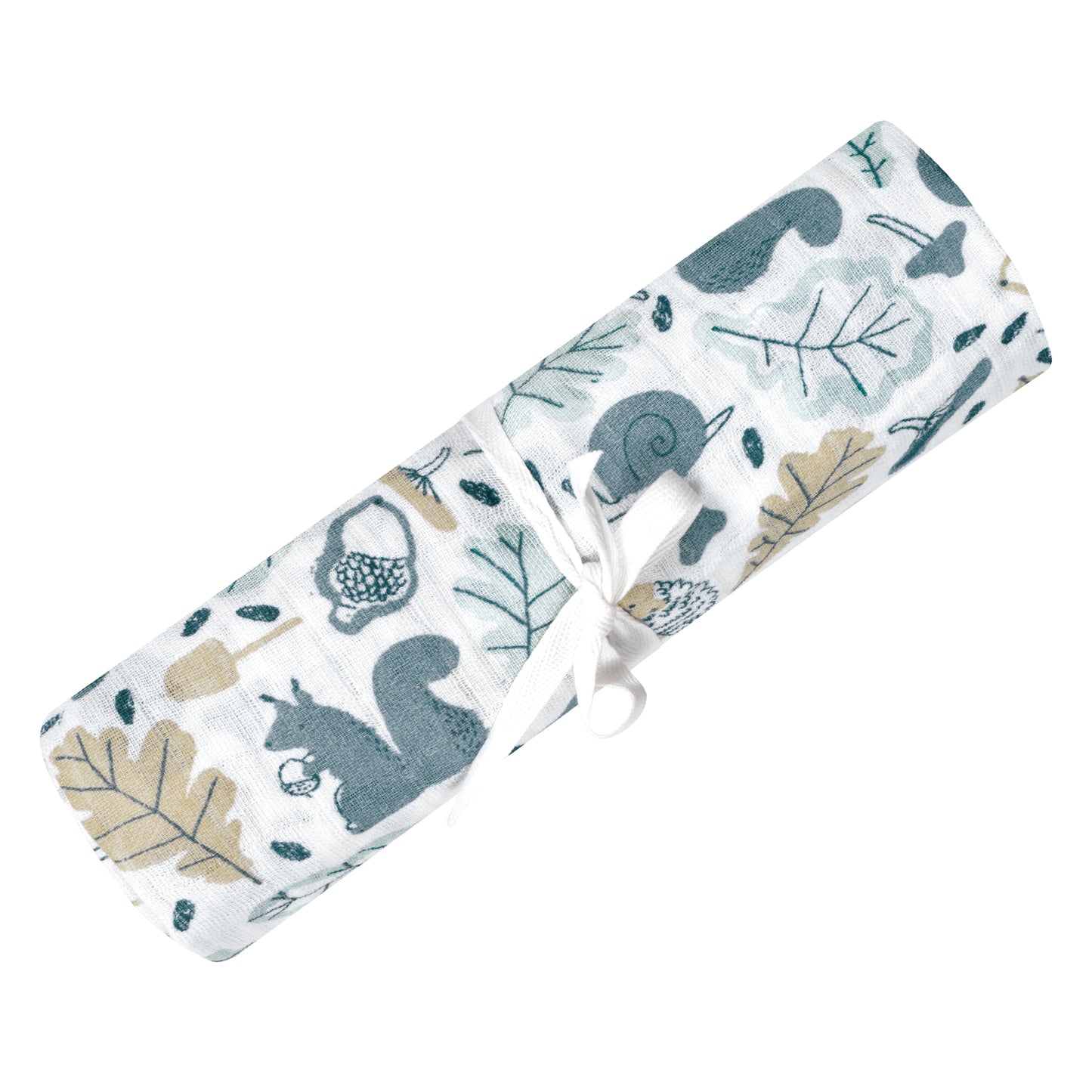 Cotton muslin swaddle - Forest