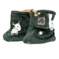 Double layer plush booties - Moose