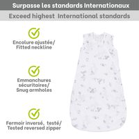 Woven cotton sleep bag - Forest (2.0 togs)