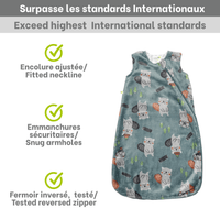Sac de nuit en peluche - Castors (1.5 Togs)
