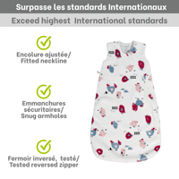 Sac de nuit en peluche - Ferme (1.5 Togs)