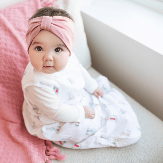 Cotton muslin sleep sack - Beach House (0.7 tog)