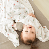 Cotton muslin sleep sack - Beach House (0.7 tog)