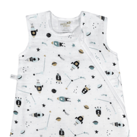 Sac de nuit mousseline de coton - fusées (0.7 tog)
