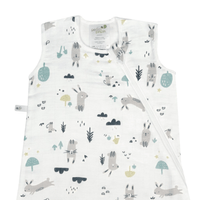 Sac de nuit mousseline de coton - lapins (0.7 tog)