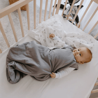 Quilted cotton sleep sack - Ivory Mouse (1.0 tog)