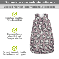 Sac de nuit en peluche - Pandas (1.5 Togs)