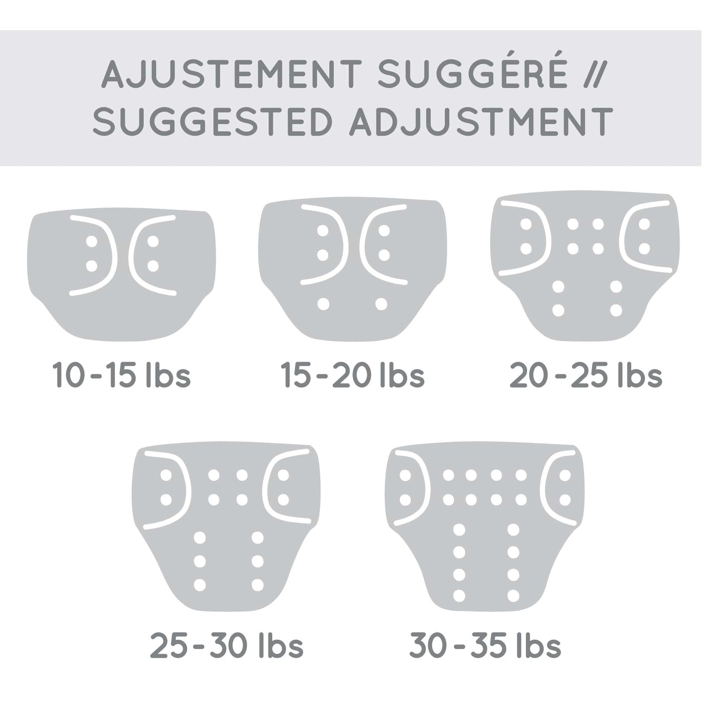 Adjustable beach diaper - Tulip
