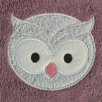 Ens 2 bavoirs ratine - Hibou