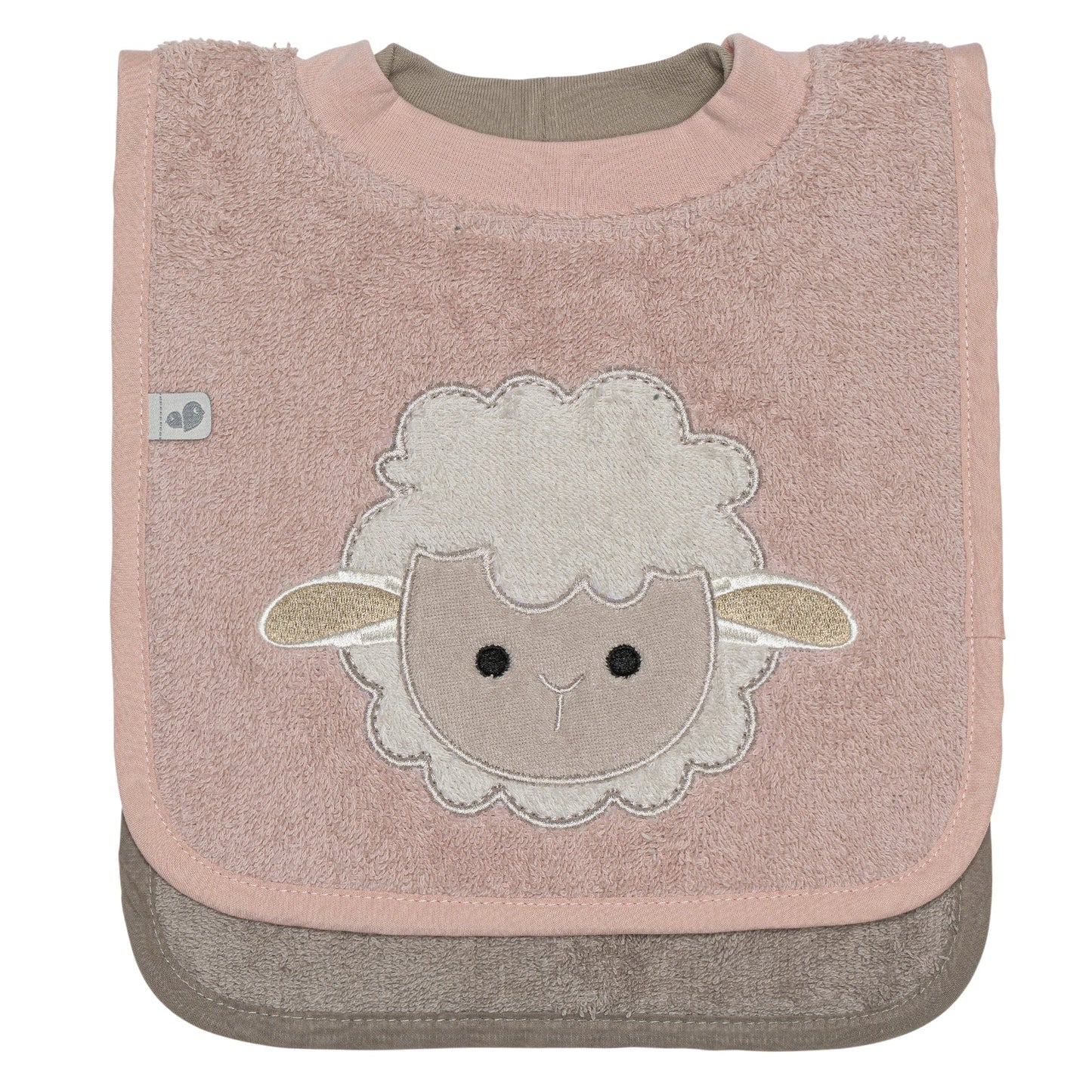 2 Terry bibs set - Sheep