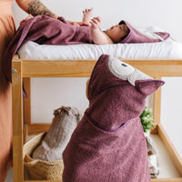 Baby hooded towel - Owl