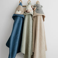 Baby hooded towel - Hippo